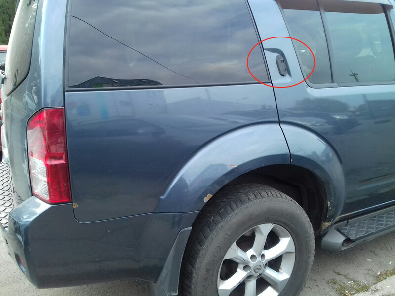 Наружная ручка задней правой двери Nissan Pathfinder R51  2007 2.5 Дизель 