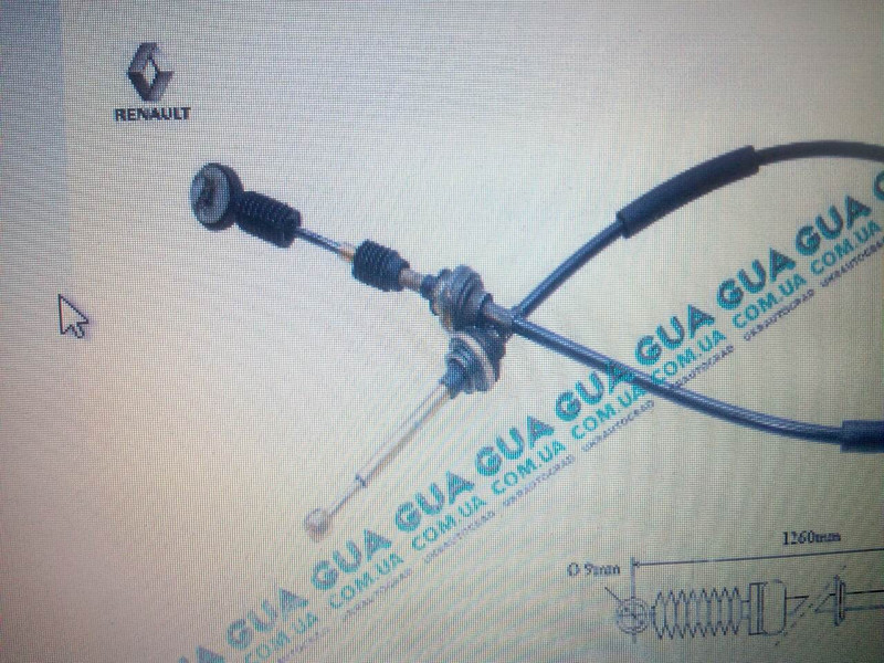 Трос перемикання передач 6025306288   Renault Espace