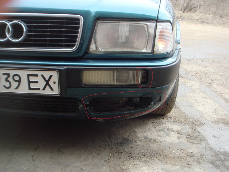 Решетка в бампер + поворотник Audi 80 B4  1992 1.6 Бензин Черкассы