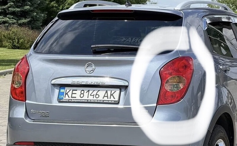 Фонарь задний правый SSangYong Korando  2011 2.0 Дизель Кривой Рог