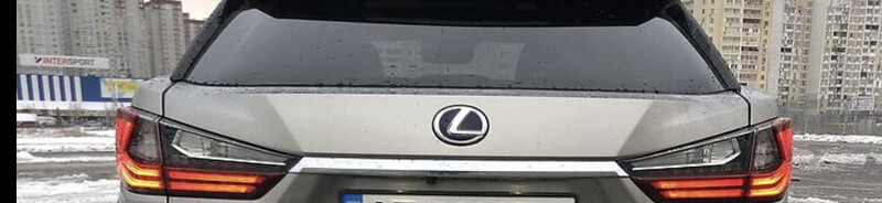 Планка задняя над номером никель Lexus RX F Sport 2018 3.5 Бензин 