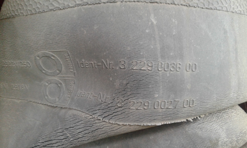 Пневмоподушка 3 229 0036 00   DAF CF, Renault Magnum