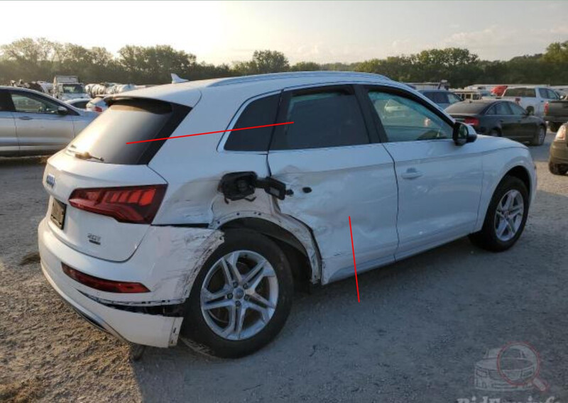 Задняя правая четверть Audi Q5  2018 2.0 Бензин Киев