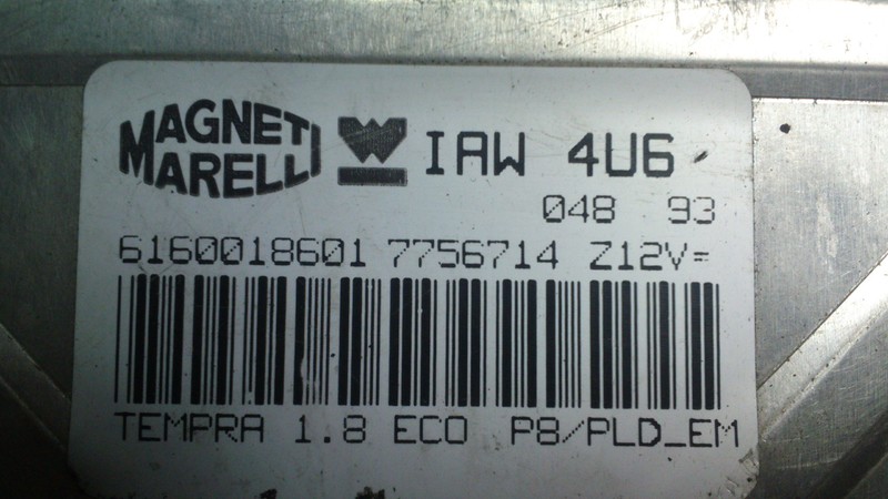 Блок управления(мозги) Fiat Tempra універсал 1993 р.  1.8 л бензин Рівне