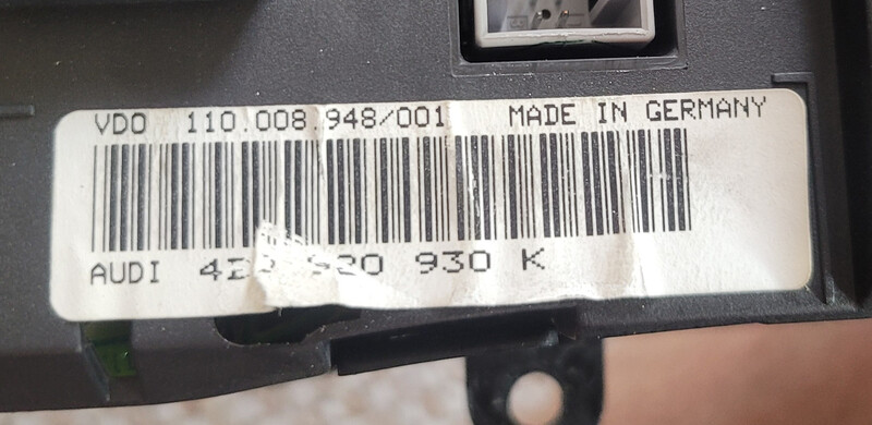 Панель приборов Audi A6 C5  2001 