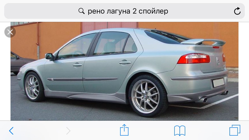 Спойлер Renault Laguna 2  2002 хэтчбек 1.9 Дизель Винница