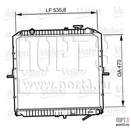 Радиатор Kia Besta 2002 г.  2.2 л дизель Луцк