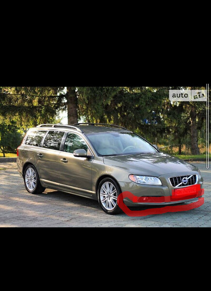 Губа переднего бампера Volvo V70  2010 универсал 1.6 Дизель Хмельницкий