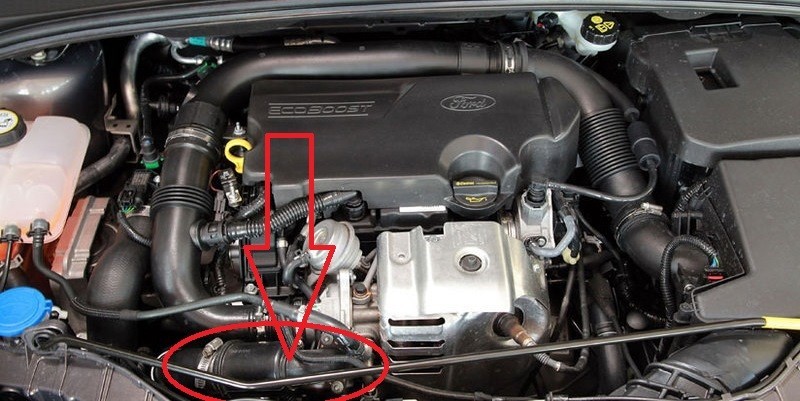 Патрубок тубины Ford Fiesta MK7  2013 хэтчбек 1.0 Бензин Киев