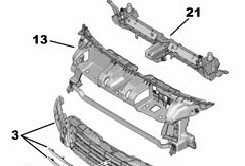 Телевизор, верхняя накладка Peugeot 3008  2011 1.6 Дизель 