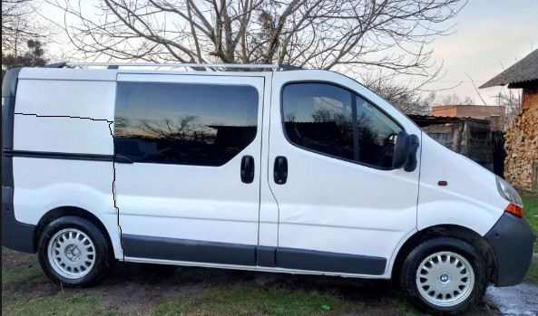Крыло заднее правое Renault Trafic 2  2005 1.9 Дизель Хмельницкий