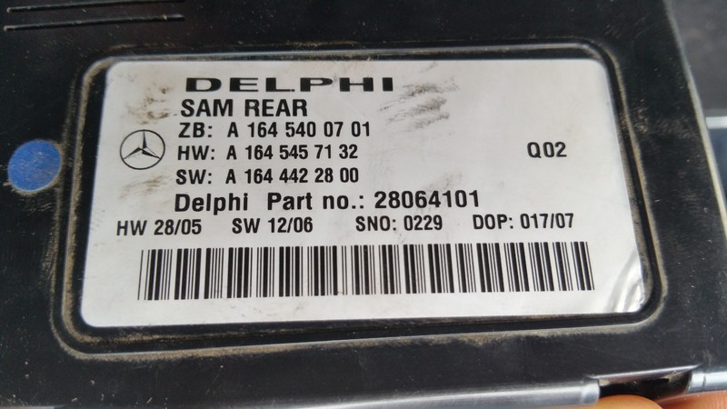 SAM Mercedes-Benz M-Class W164  2007 3.5 Бензин Одесса
