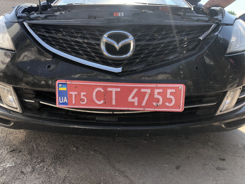 Решетка бампера Mazda 6 универсал 2008 г.  2.0 л дизель Херсон