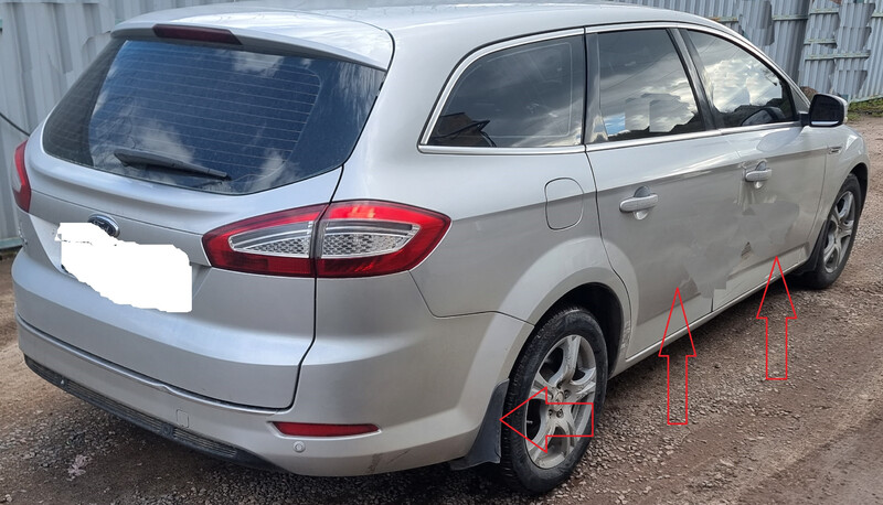 Двери передн прав и задн прав голые Ford Mondeo 4  2012 универсал 