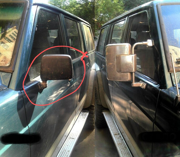 Зеркало левое, правое Nissan Patrol Y60 1991 2.0 Бензин Киев