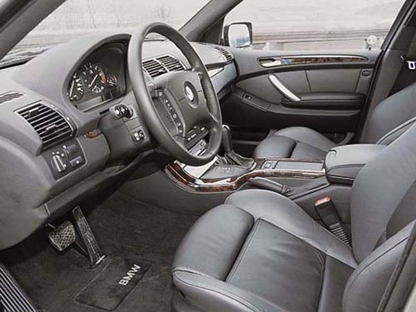 Салон чёрная кожа с подогревом BMW X5 E53  2002 3.0 Бензин Киев