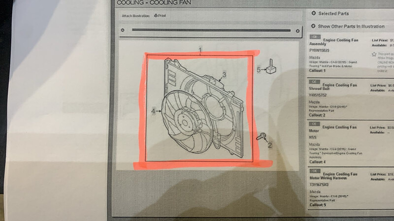 Диффузор Mazda CX-9 2016 г.  2.5 л бензин Полтава