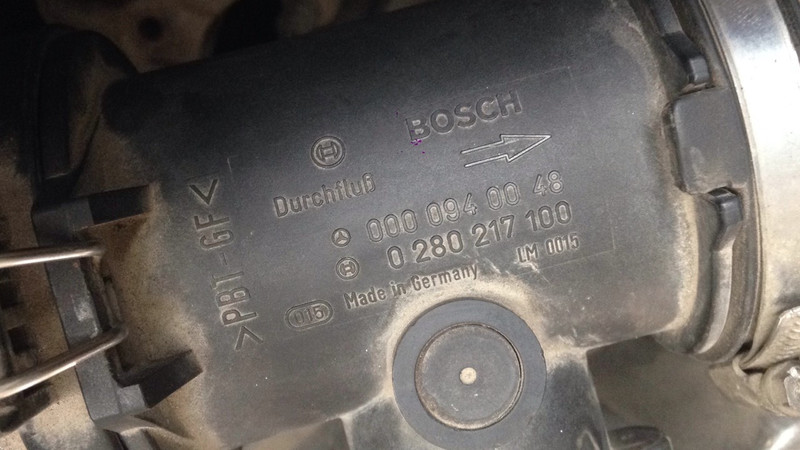 Расходомер воздуха A 000 094 00 48   Mercedes CLK-Class, Mercedes E-Class