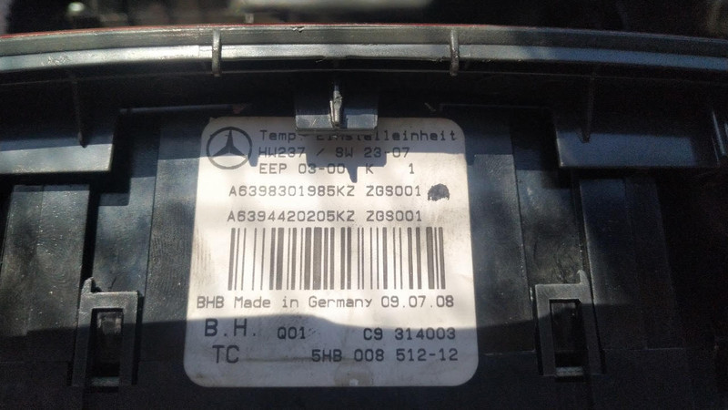 Блок керування кондиціонером Mercedes-Benz Vito  2008 2.2 Дизель Краматорськ