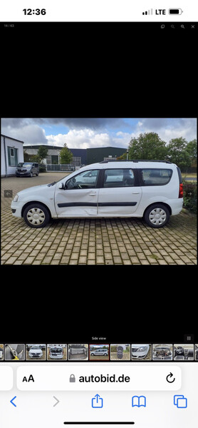 Дверь передняя левая Dacia Logan универсал 2012 г.  2.0 л бензин Луцк