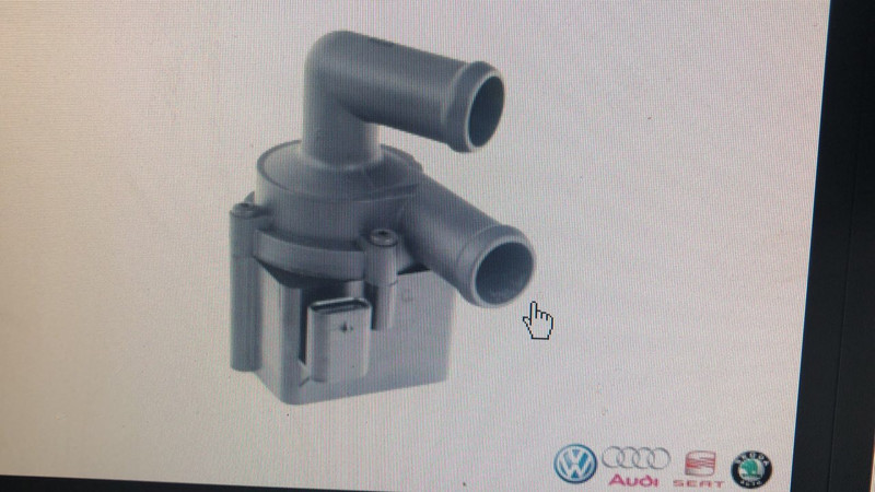 Дополнительная водяная помпа 5N0965561A   Volkswagen Caddy, Volkswagen Golf, Volkswagen Passat, Volkswagen Passat CC, Volkswagen Tiguan, Volkswagen Touran