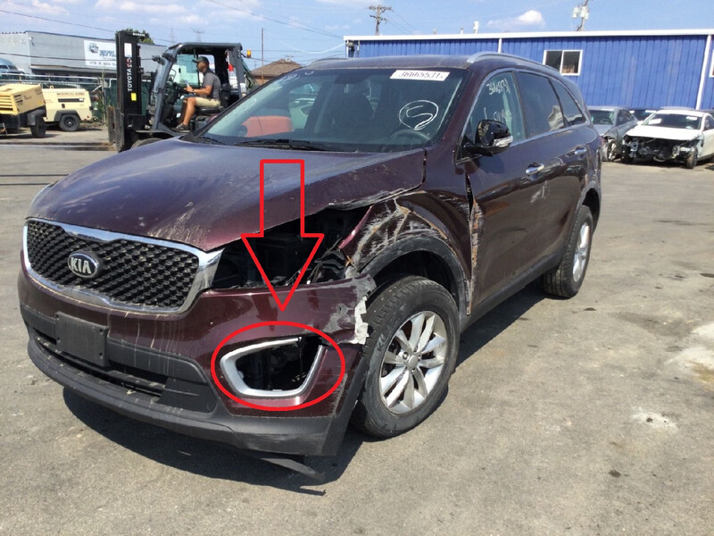 Заглушка противотуманной фары левая Kia Sorento  2016 2.4 Бензин Киев