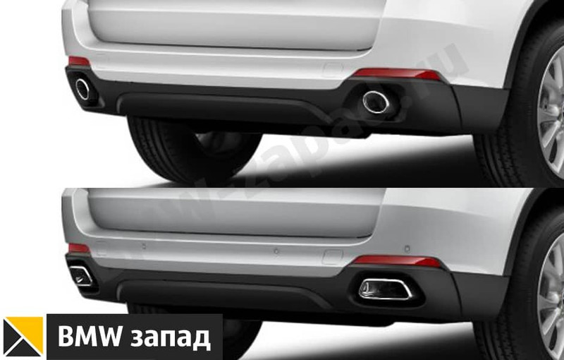 Насадка на глушитель BMW X5  2015 2.0 Дизель Киев
