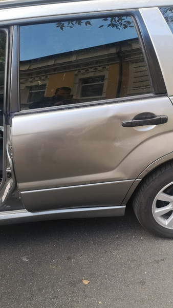 Левая задняя дверь кофейная Subaru Forester SG  2006 2.0 Бензин 