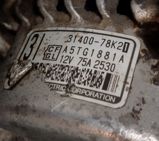 Генератор Suzuki SX4 хэтчбек 2009 г.  1.6 л бензин