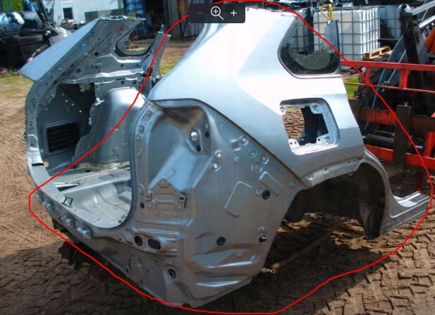 Четверть кузова задняя правая Toyota RAV4  2023 2.5 Гибрид 