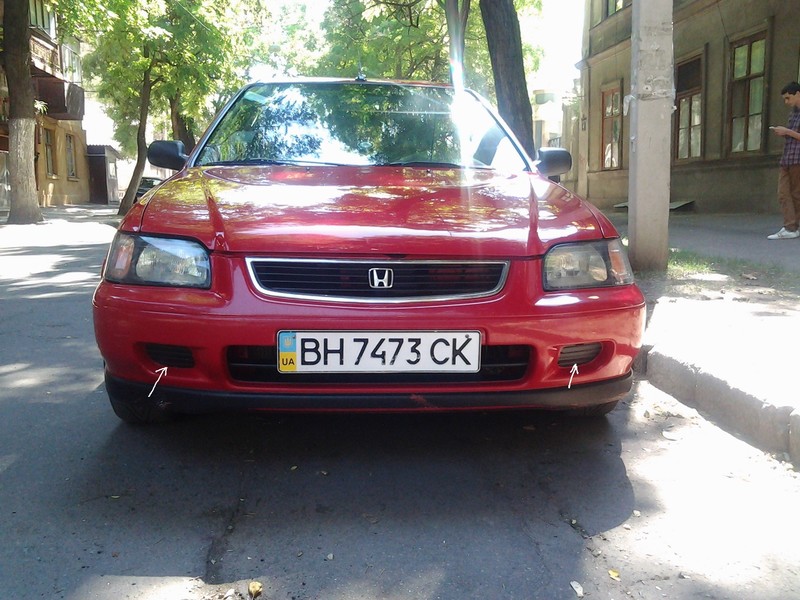 Противотуманная фара - вставка Honda Civic МА87 хэтчбек 1997 г.  1.4 л бензин Одесса