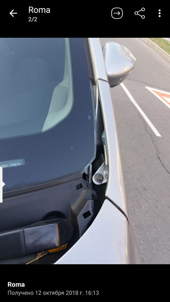 Молнинг (вставка) левая лобового стекла Nissan Note E12  2014 хэтчбек 1.6 Бензин Новогродовка