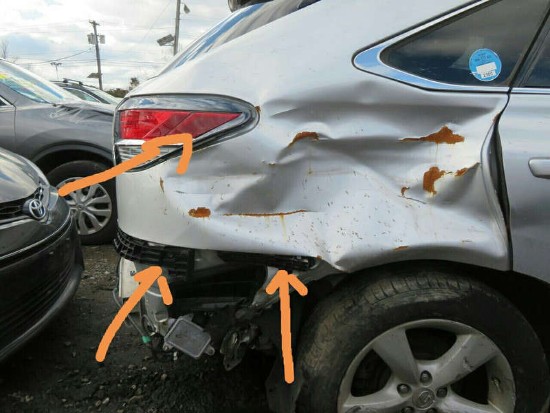 Фонарь задний Lexus RX 2013 г.  3.5 л бензин Киев