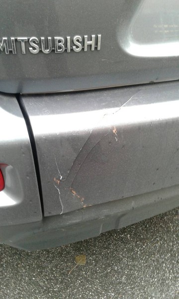Накладка заднего откидного борта внешняя Mitsubishi Outlander XL  2011 2.0 Бензин Херсон