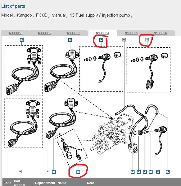 Клапан ТНВД Renault Kangoo  2000 1.9 Дизель Вінниця