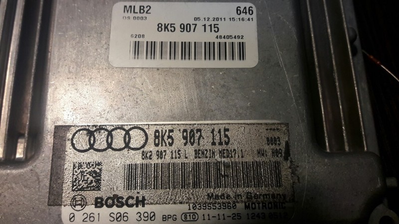 Електронний блок керування двигуном Audi A5  2012 2.0 Бензин 