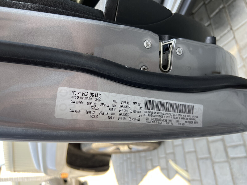 Чверть кузова задня Jeep Patriot  2016 2.4 Бензин 