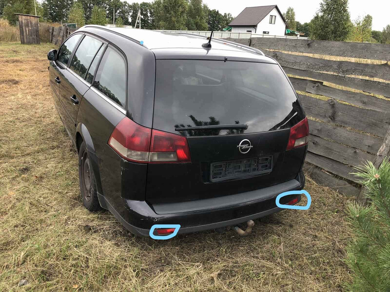 Светоотражатель задний правый Opel Vectra C  2006 универсал 1.9 Дизель 