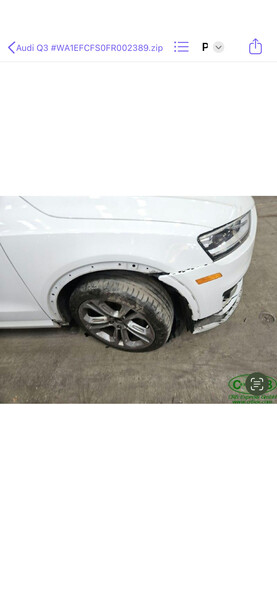 Накладка крыла Audi Q3  2015 2.0 Бензин Стрый