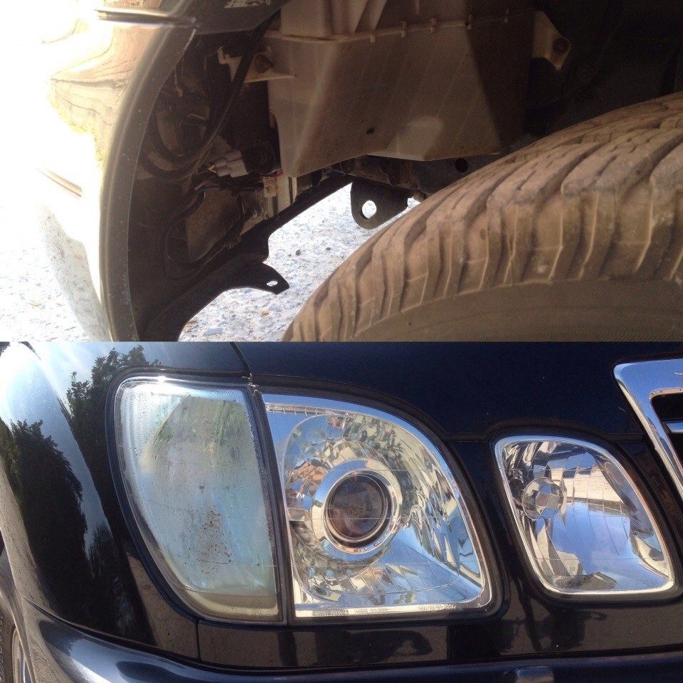 Перед. части перед. подкрылков(L/R) и R поворотник Lexus LX  2006 4.7 Бензин 