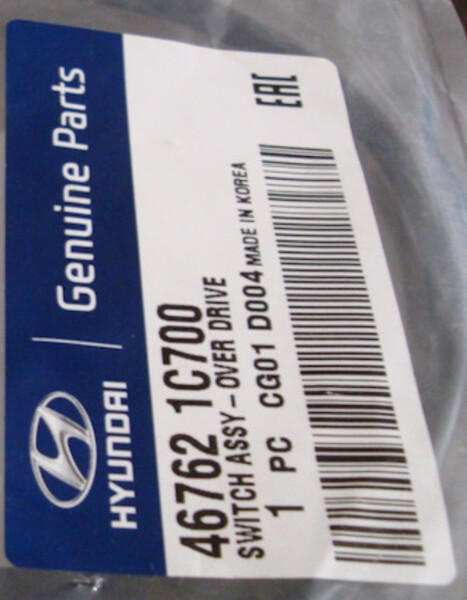 Кнопка o, d, акпп Hyundai Getz  2005 