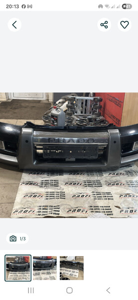 Накладка бампера Toyota Land Cruiser Prado 120  2006 4.0 Бензин Хмельницкий