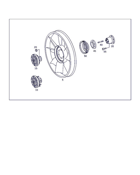 Вентилятор радіатора Mercedes-Benz 1223  1999  Дизель Київ