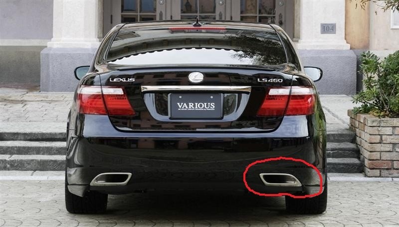 Насадка выхлопная правая Lexus LS 460 2008 4.6 Бензин Днепропетровск