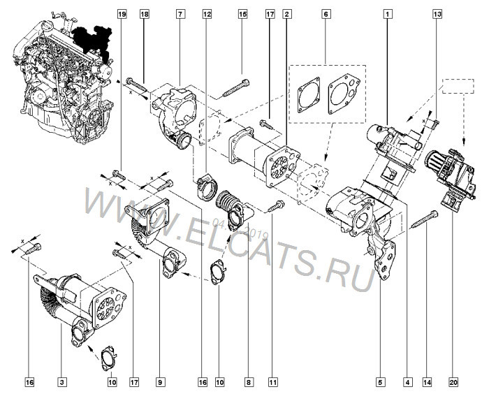 Хомут патрубка Renault Kangoo  2007 1.5 Дизель Боярка