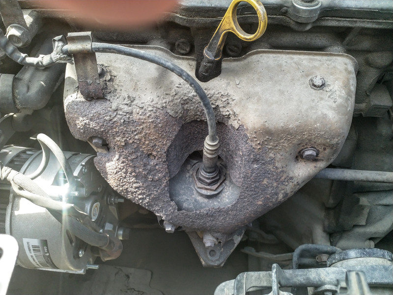 Термозащита выпускного коллектора Nissan Primera P10  1994 1.6 Бензин 