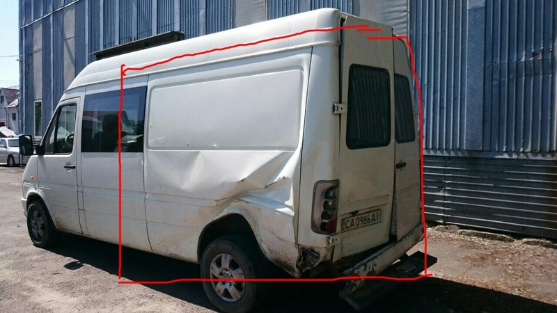 Бочина левая Volkswagen LT  2002 2.5 Дизель Харьков