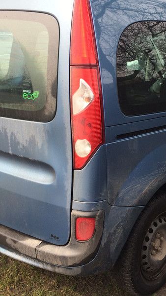 Бампер задний Renault Kangoo 2010 г.  1.5 л дизель Луцк