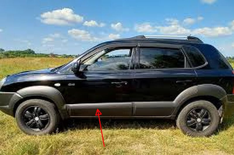 Молдинг передней двери Hyundai Tucson  2008 Тернополь