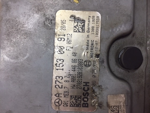 Електронний блок керування двигуном А 273 153 00 91   Mercedes GL-Class